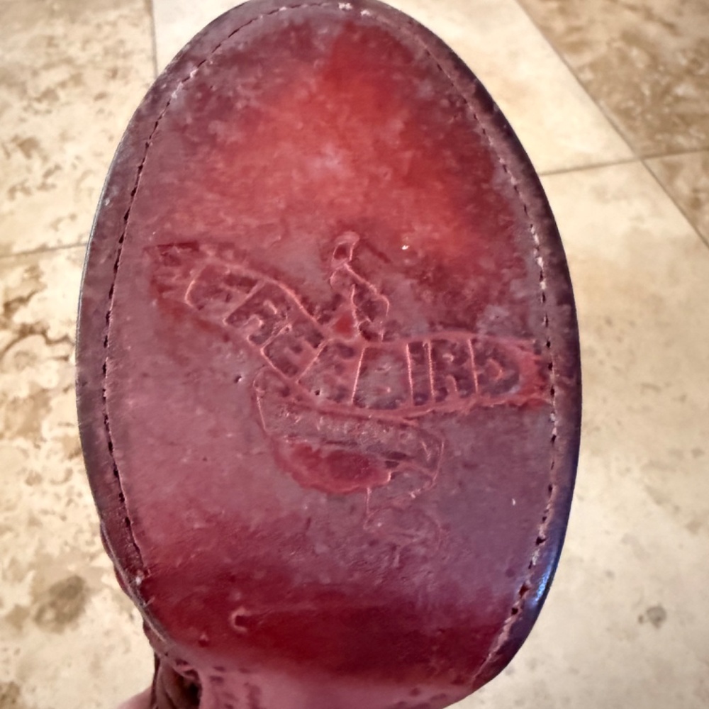 Freebird Bela Red Leather Shoes (7) - Picture 4 of 8